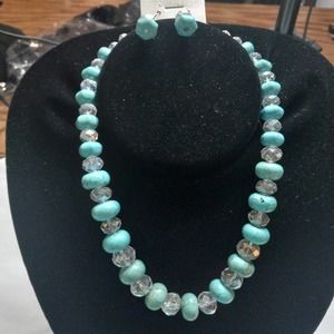 Prizma Necklace with matching earrings